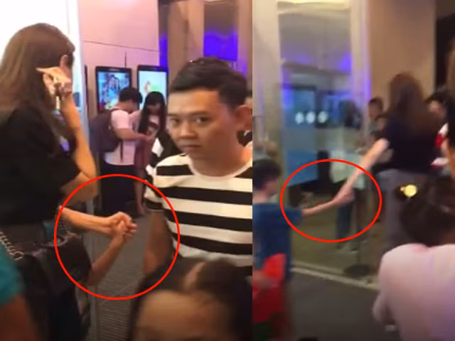 Nhóc tỳ luôn gần ngay tầm mắt của Đàm Thu Trang.