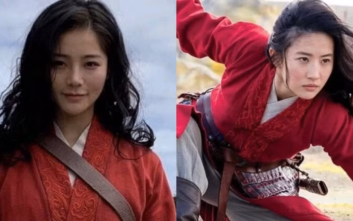 So sánh nhan sắc của cô nàng với "thần tiên tỷ tỷ" trong phim "Mulan", nhiều người cho rằng cô nàng xinh đẹp vượt cả Lưu Diệc Phi về ngoại hình.