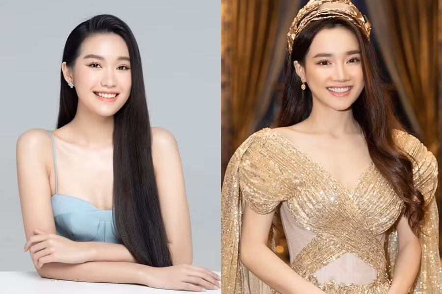 Doãn Hải My - Nhã Phương: Thí sinh Doãn Hải My được nhiều người gọi bằng biệt danh "bản sao của Nhã Phương". Người đẹp sinh năm 2001 có khuôn mặt trái xoan, đôi mắt to tròn và nụ cười giống nữ diễn viên Tuổi thanh xuân.