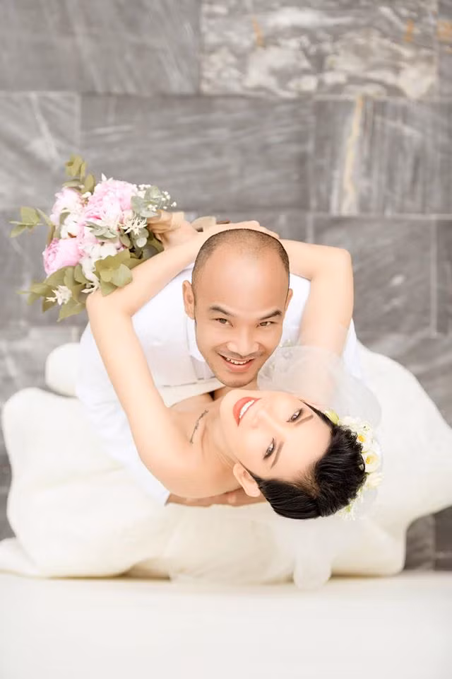 Loat anh cuoi dep nhu mo cua sieu mau Xuan Lan o Da Nang