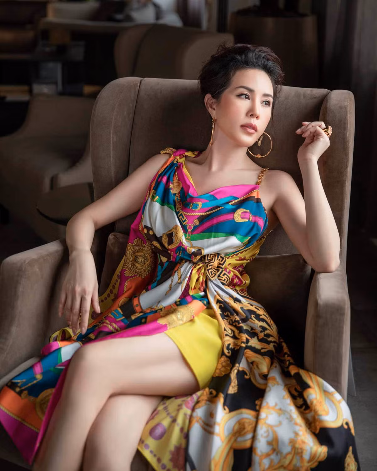 Ở tuổi 44, Hoa hậu Thu Hoài vẫn chứng minh được nhan sắc xinh đẹp, quyến rũ.