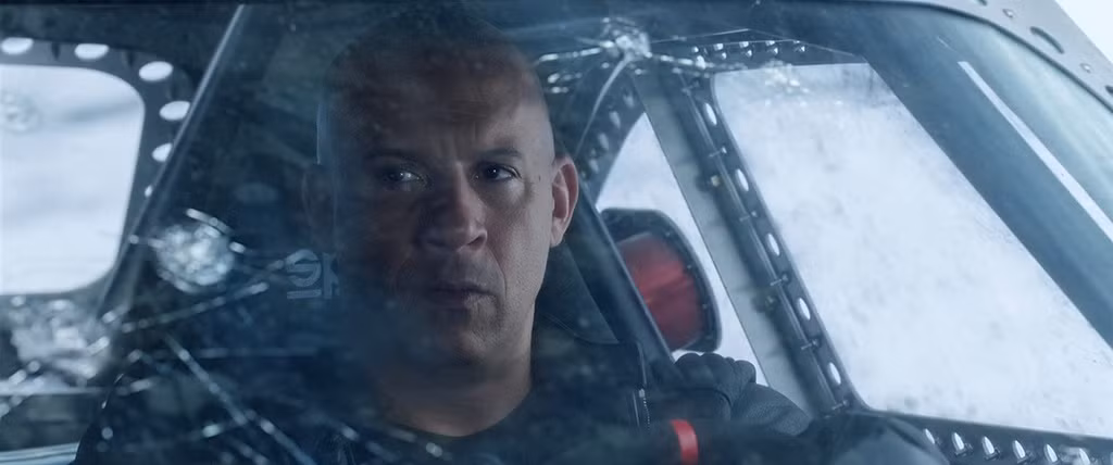 Sống sót khỏi vụ nổ tàu ngầm trong The Fate of the Furious (2017): Trận chiến cuối phim diễn ra ở giữa vùng biển băng mênh mông. Một quả tên lửa theo dấu được bắn ra từ tàu ngầm và nhắm vào mục tiêu là Dom. Anh đã tách nhóm, đảm bảo các cộng sự của mình được an toàn, trước khi khéo léo lái xe phóng ngang qua con tàu, và khiến quả tên lửa đâm vào đó. Tuy nhiên, màn phi thân không chuẩn xác, cùng vụ nổ tên lửa đã khiến Dom bị hất văng khỏi xe. Sau đó, tới lượt con tàu phát nổ. Những cộng sự đã lái xe tạo thành một tấm khiên che cho Dom khỏi cơn bão lửa. Mọi người đều sống sót ra về.