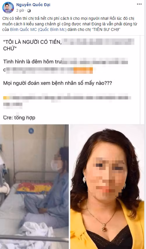 Xuan Lan, Van Mai Huong buc xuc doi trung phat benh nhan 34 nhiem Covid-19-Hinh-5