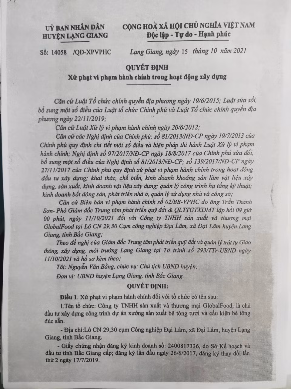 Bac Giang: Global Food ngang nhien xay dung trai phep tram tron be tong?-Hinh-4