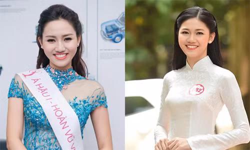 Ngô Thanh Thanh Tú (phải) là em gái Á hậu Trà My. Vốn có mối quan hệ ruột thịt nên cả hai có nhiều nét giống nhau. 