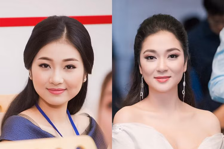 Ngay từ vòng sơ khảo phía Nam cuộc thi Hoa hậu Việt Nam 2016, Bùi Nữ Kiều Vỹ (trái) đã được nhận xét là “bản sao” Hoa hậu Nguyễn Thị Huyền. 