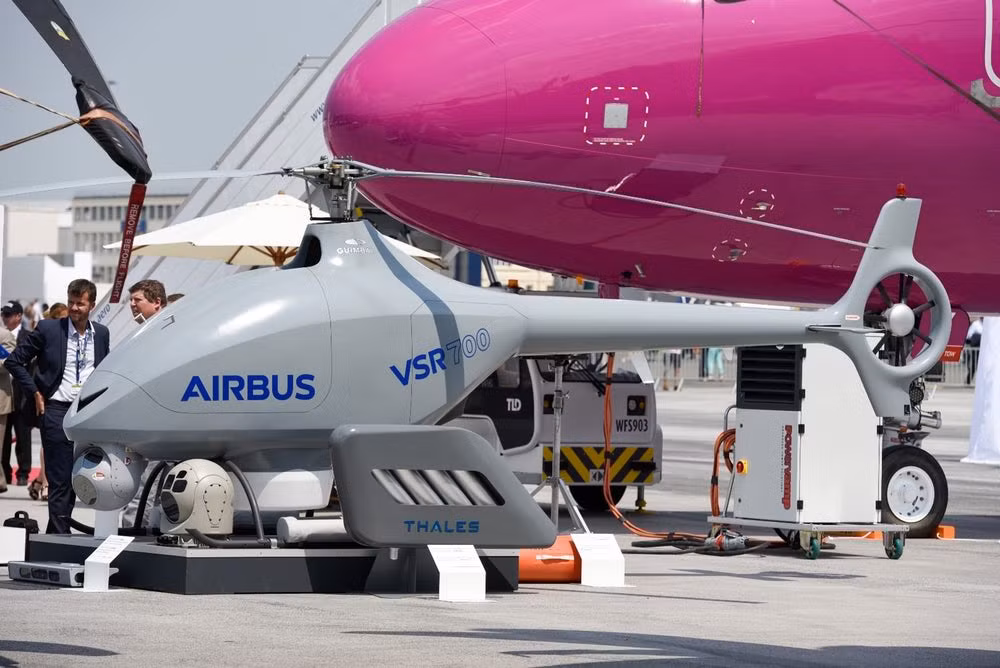 Trực thăng không người lái VSR700 do Airbus Helicopter và DCNS hợp tác phát triển. Nguồn ảnh: newatlas