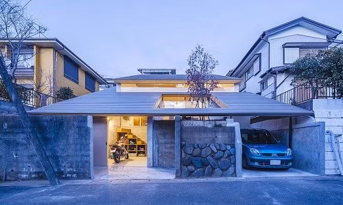  Ngôi nhà gỗ đặc biệt này tọa lạc ở Kanagawa, Nhật Bản.