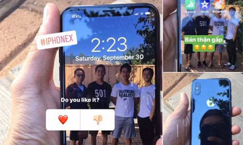 Một người Việt sớm sở hữu iPhone X? Mot nguoi Viet som so huu iPhone X?