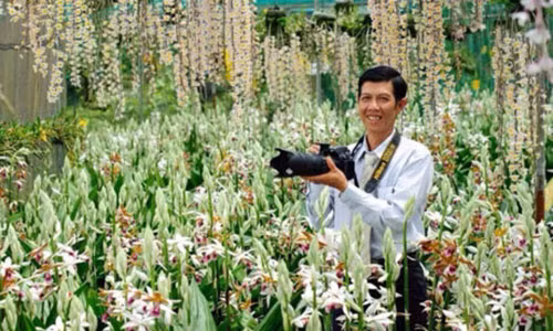 Vuon lan "khung" so huu cac loai lan rung quy hiem bac nhat