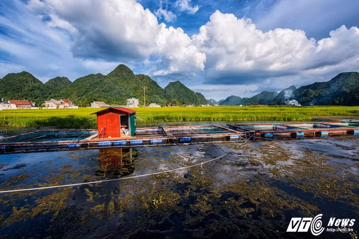 Khung cảnh thanh bình tại thung lũng Bắc Sơn.