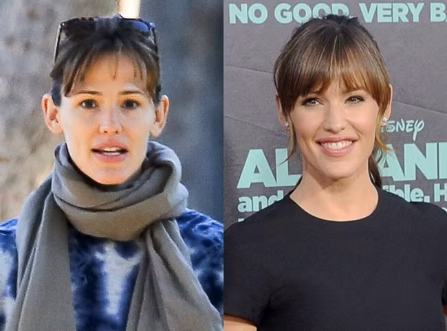 Jennifer Garner không quá nổi bật khi để mặt mộc. Mặc dù đã bước qua tuổi 45 thế nhưng người đẹp trẻ hơn tuổi thật khá nhiều.
