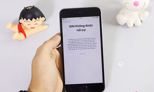 Không thể kích hoạt iPhone Lock do SIM ghép đã bị vô hiệu hóa.