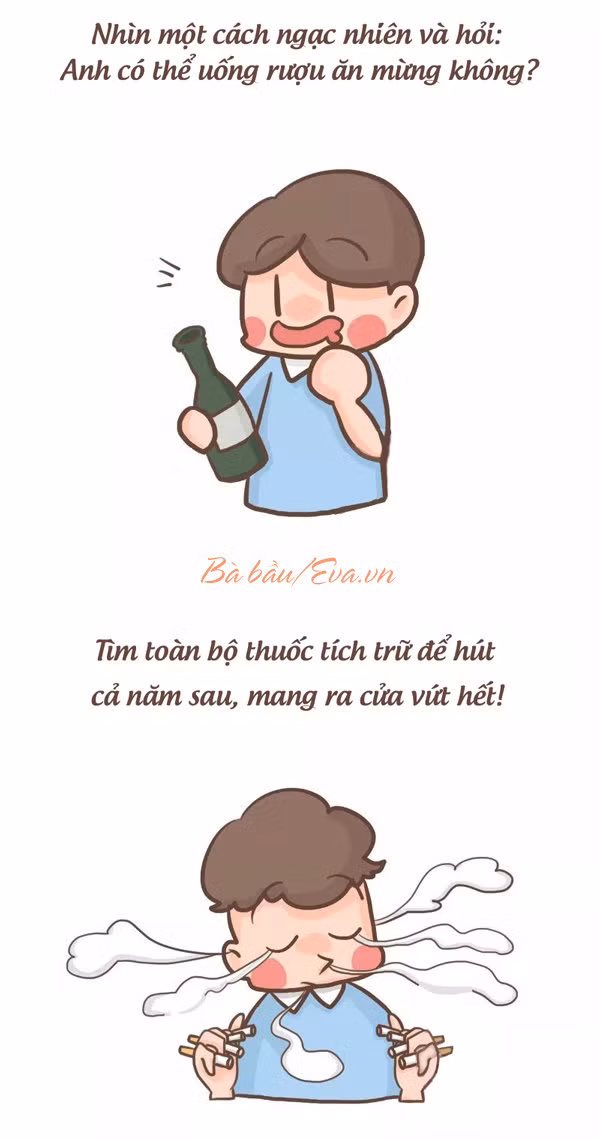 Nếu là một người đã có con, bạn có còn nhớ ngày mình nói câu "Em có thai rồi!" với chồng, chồng bạn phản ứng như thế nào, nói câu gì và hành động ra sao không?
