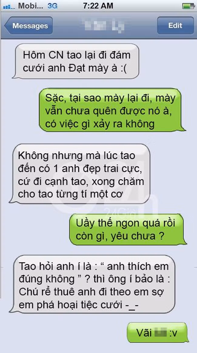 Đi đám cưới người yêu cũ.