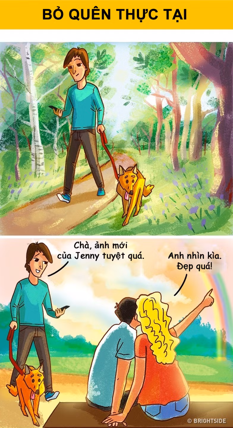 Cuộc sống không giới hạn trong mấy cái màn hình đâu, hãy tận hưởng những điều giản đơn ngay trước mắt.
