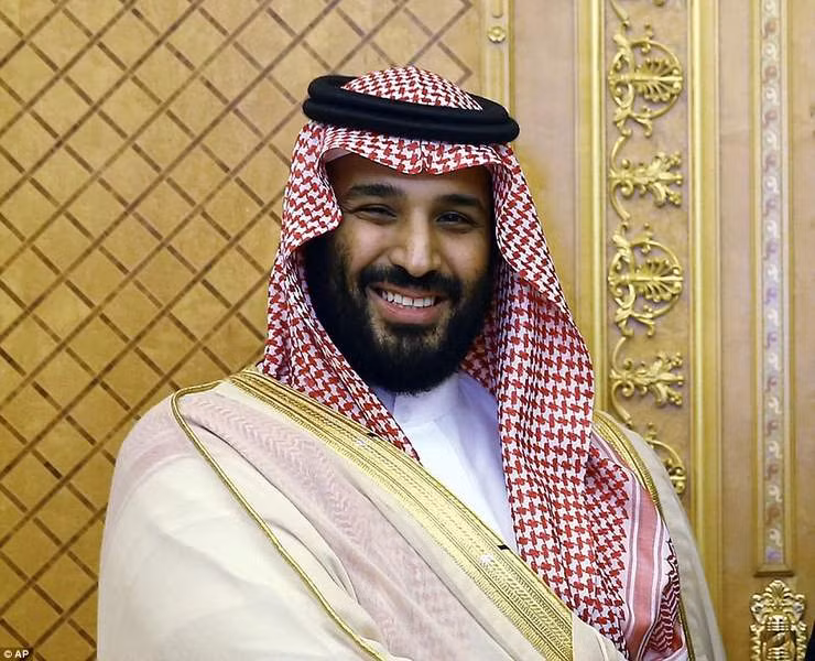 Chân dung thái tử bin Salman.