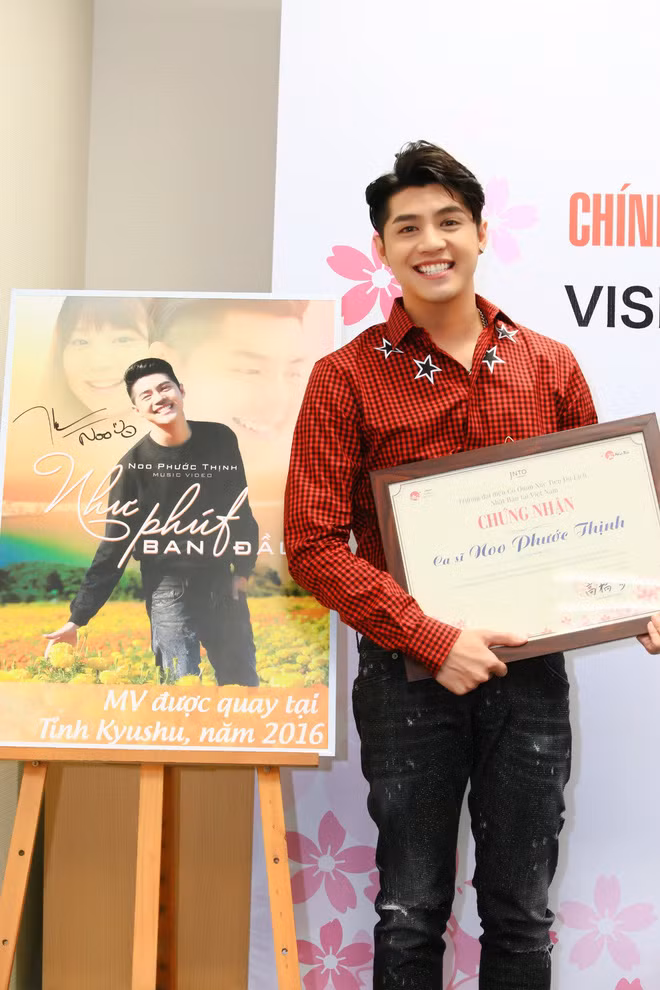 Đại diện JNTO bày tỏ hy vọng Noo Phước Thịnh sẽ góp phần thúc đẩy du lịch Nhật Bản hơn nữa.