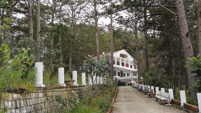 Ngôi nhà ma - biệt thự cũ của nhà văn Nhất Linh - Ảnh: MAI VINH