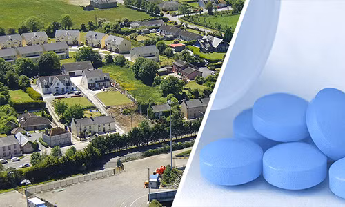 Ngôi làng Ringaskiddy ở Ireland trở nên nổi tiếng nhờ nhà máy sản xuất Viagra.