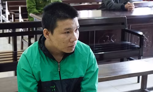 Bị cáo tại phiên tòa.