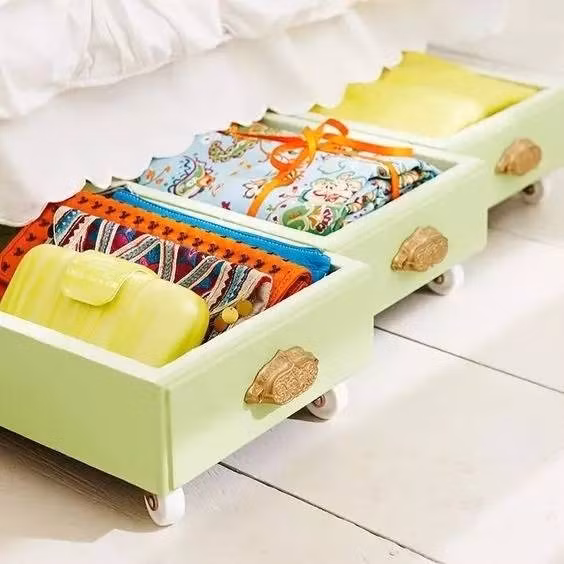 Những chiếc ngăn kéo di động thế này rất tiện lợi phải không nào?