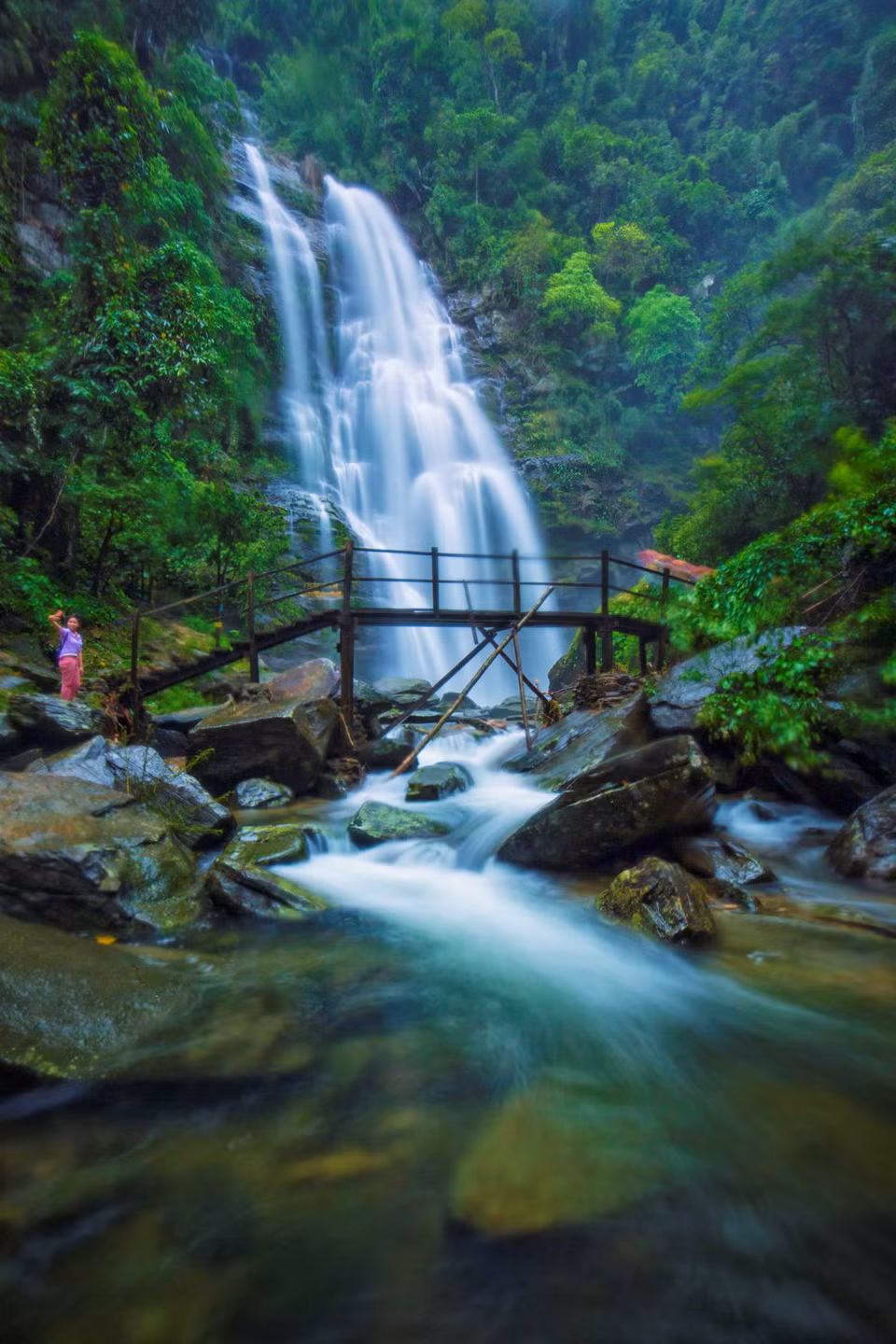 Thac Khe Kem - dai lua trang giua dai ngan
