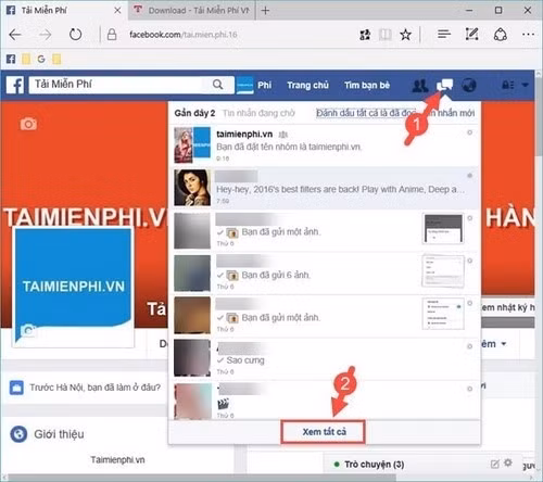 2 cách đơn giản để lục lại tin nhắn Facebook dù đã bị xóa sạch 2 cach don gian de luc lai tin nhan Facebook du da bi xoa sach