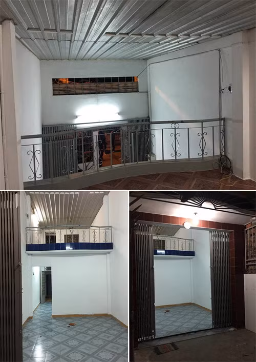 Ban đầu, ngôi nhà cấp 4 ở Nha Trang này có khá nhiều nhược điểm như bên trong nóng bức vì lợp bằng mái tôn, mặt tiền hẹp, không gian bị xé lẻ vì không có sân vườn. Nhưng sau khi được thiết kế lại, ngôi nhà trông khang trang chẳng khác nào một căn biệt thự mini.