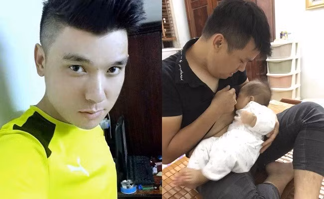 Sau khi lấy vợ, có con, việc gì anh cũng làm, ngay cả việc không thể là... cho con bú.