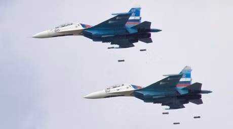 Nho nhom doi lap Syria, Nga danh trung muc tieu IS