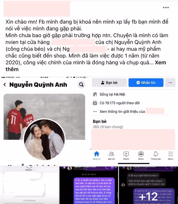 Cách đây ít ngày, bà xã Duy Mạnh đã bị nhân viên cũ tố nhập nhằng chuyện lương thưởng gây xôn xao mạng xã hội.