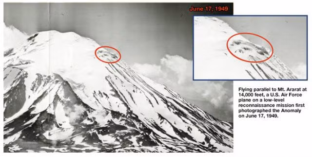 Núi Ararat Anomaly, đây là ngọn tồn tại trên biên giới Liên Xô cũ và Thổ ​​Nhĩ Kỳ. Tương truyền đây là bến đậu của con tàu cứu thế Noah và cũng là nơi chôn cất hài cốt của Noah. Không có cách nào chứng minh những câu chuyện tuy nhiên nơi đây là khu vực quân sự nguy hiểm và không ai được phép ghé thăm.