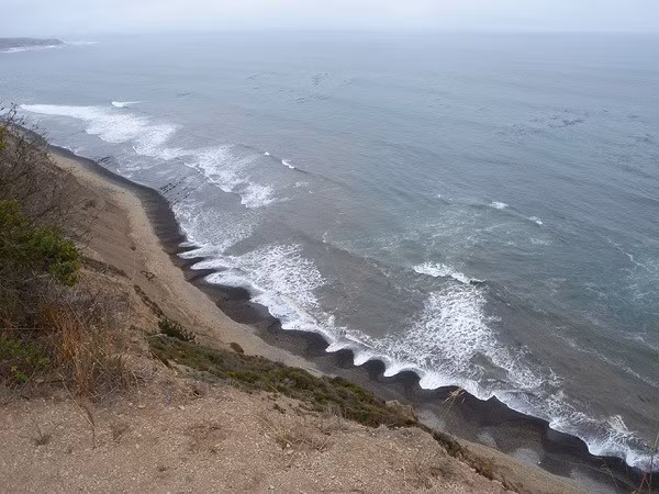 Chỏm bãi biển ở Palomarin, Point Reyes, Mỹ.