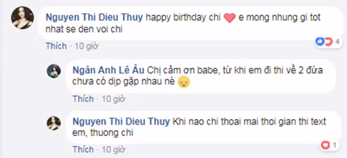 Ngân Anh và Diệu Thúy khá thân thiết.