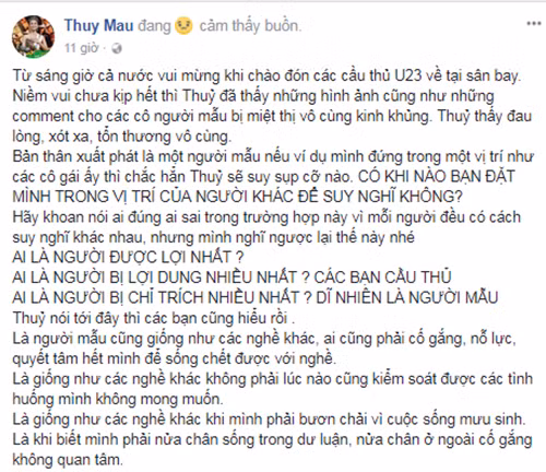 Chia sẻ của Mâu Thủy.