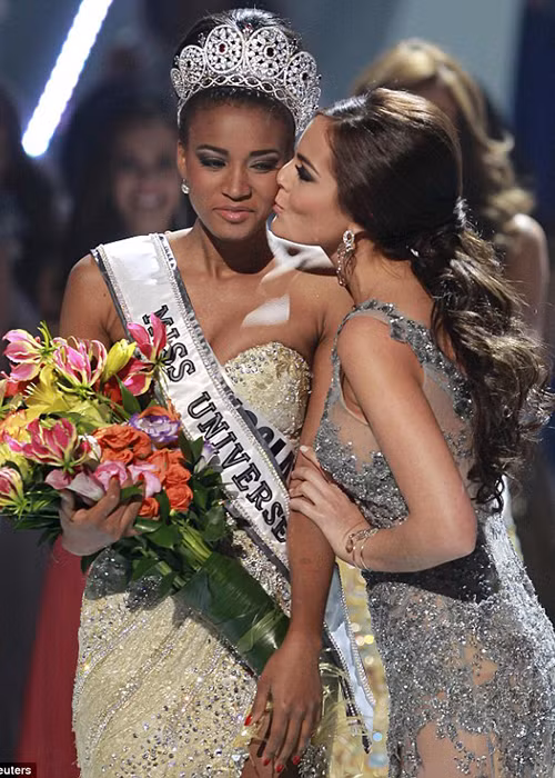 Leila Lopes là Hoa hậu Hoàn vũ người Angola đầu tiên trong lịch sử cuộc thi Hoa hậu Hoàn vũ Thế giới. Cô đoạt vương miện vào năm 2011. Ảnh: Dailymail