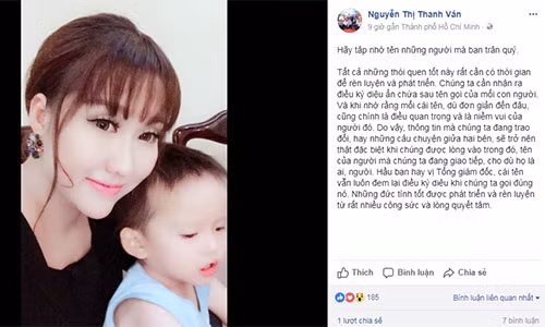 Chia sẻ của Phi Thanh Vân.