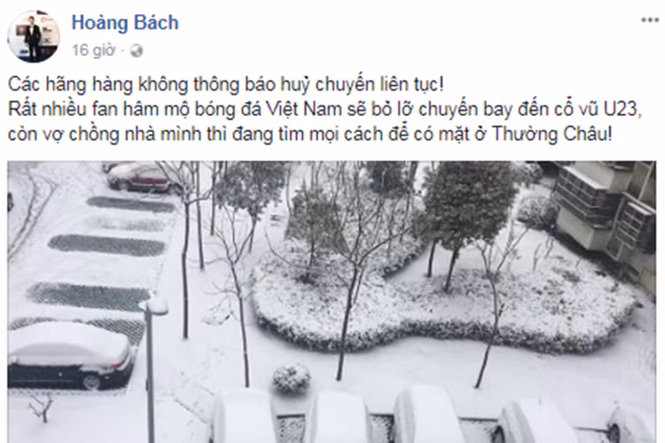 Nam ca sĩ đang tìm mọi cách để bắt được chuyến bay sang Thường Châu, Trung Quốc để kịp xem chung kết vào chiều ngày 27/1.