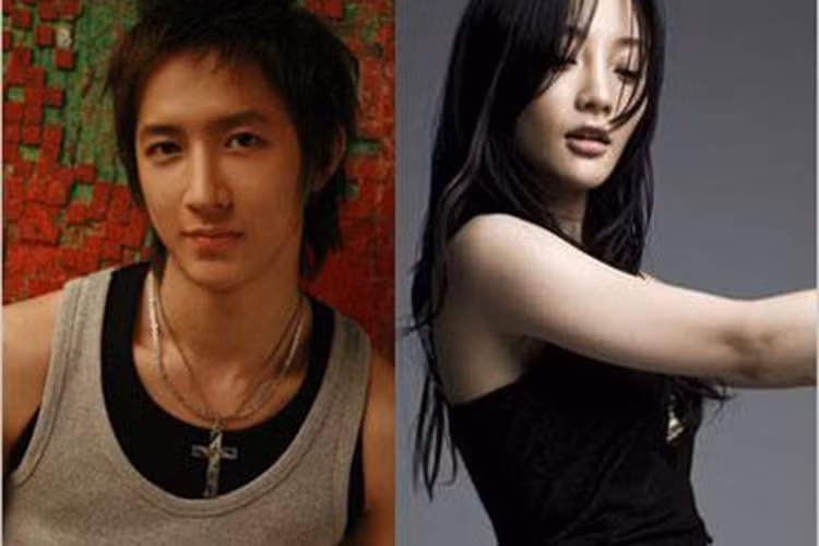 Năm 2007, Lý Tiểu Lộ vướng nghi vấn hẹn hò Hàn Canh - cựu thành viên nhóm nhạc Super Junior khi cả hai liên tục bị bắt gặp rất thân thiết ở đời thường. Ảnh: Sina