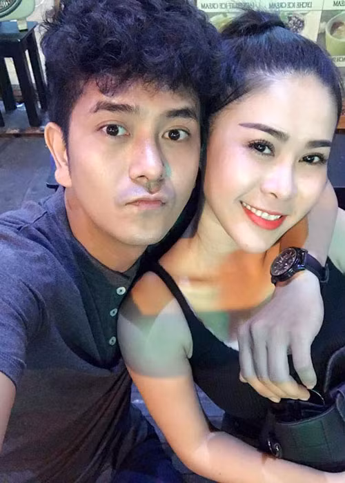 Mới đây, diễn viên Hùng Thuận bất ngờ công khai bạn gái mới là Đặng Thái Hưng. Ảnh: FBNV