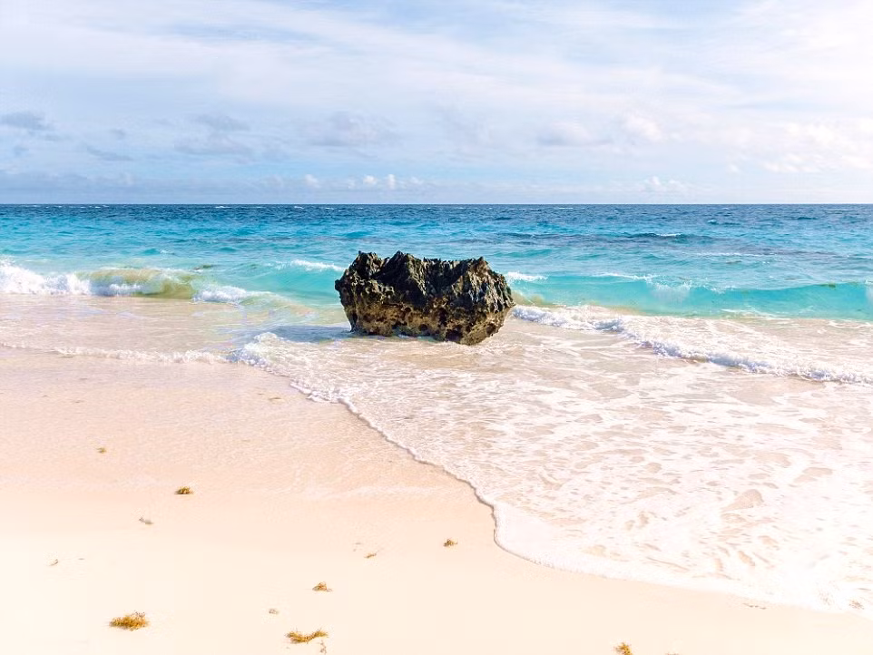 Bãi biển hồng Elbow, giáo xứ Paget, Bermuda.
