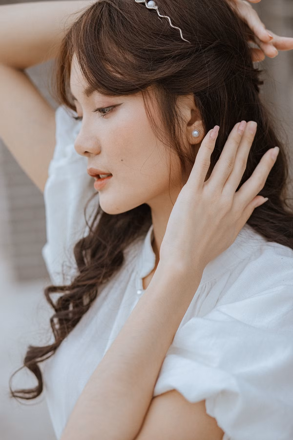 Hiện tại, Xuân Tuyền từ chối nhận công việc làm mẫu ảnh bởi diễn biến phức tạp của dịch bệnh.