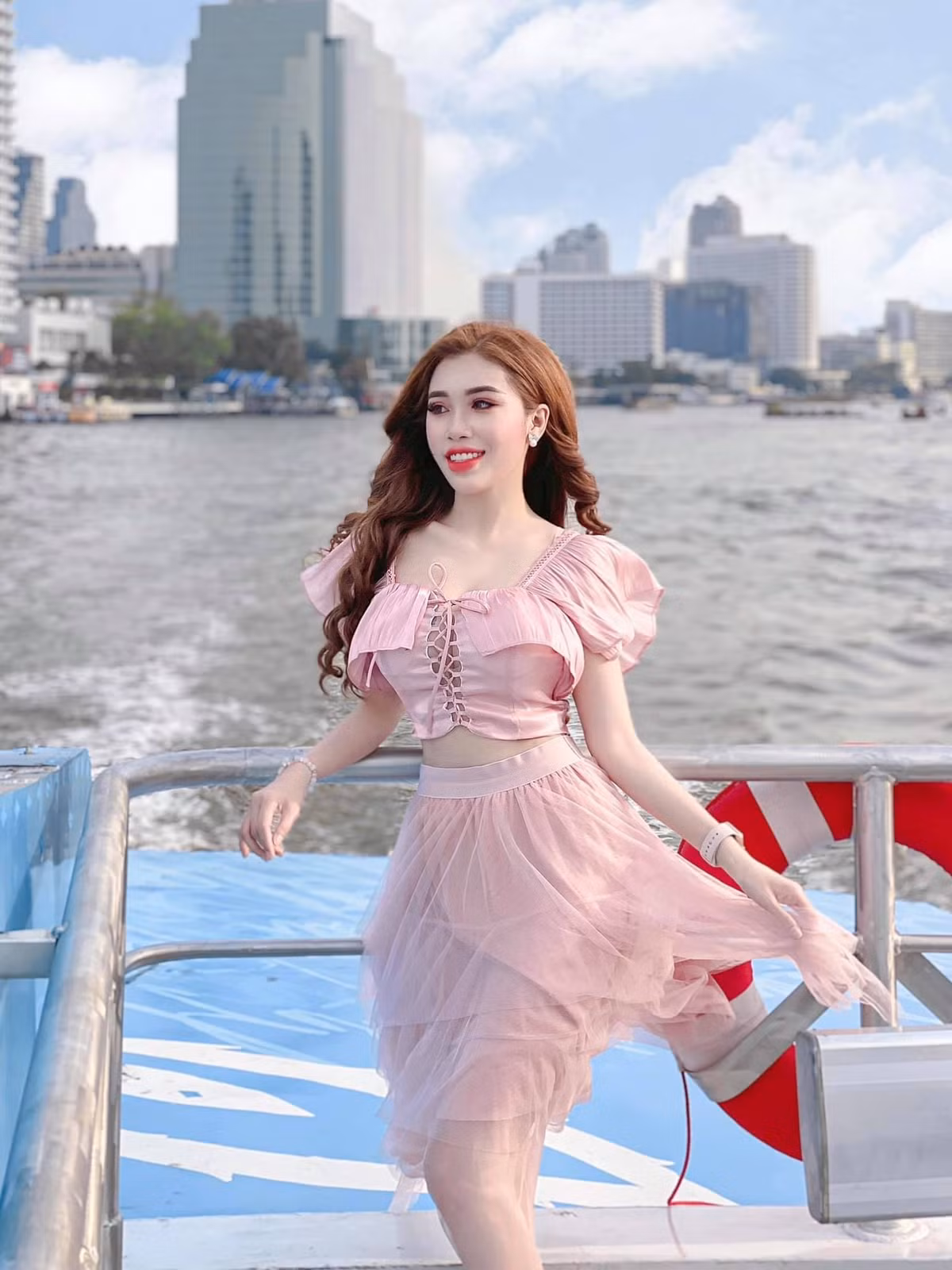 Nickname Pinky Bảo Trân xuất phát từ sở thích yêu màu hồng của nữ diễn viên trẻ.