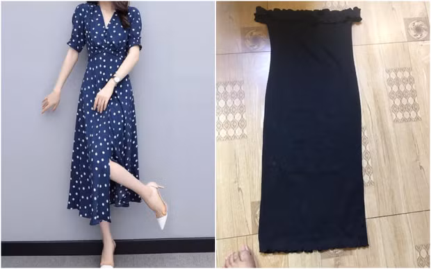 Sau khi mua hàng online, cô gái này lại nhận về chiếc váy không liên quan gì đến hình ảnh trên mạng.
