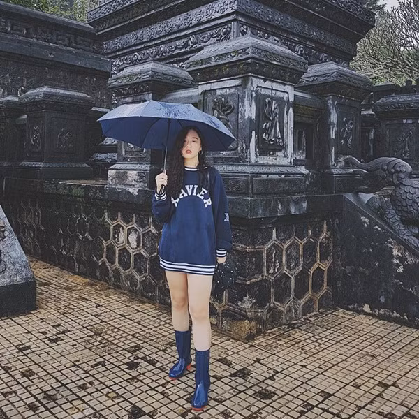 Hình ảnh Hà My thời còn mũm mĩm.