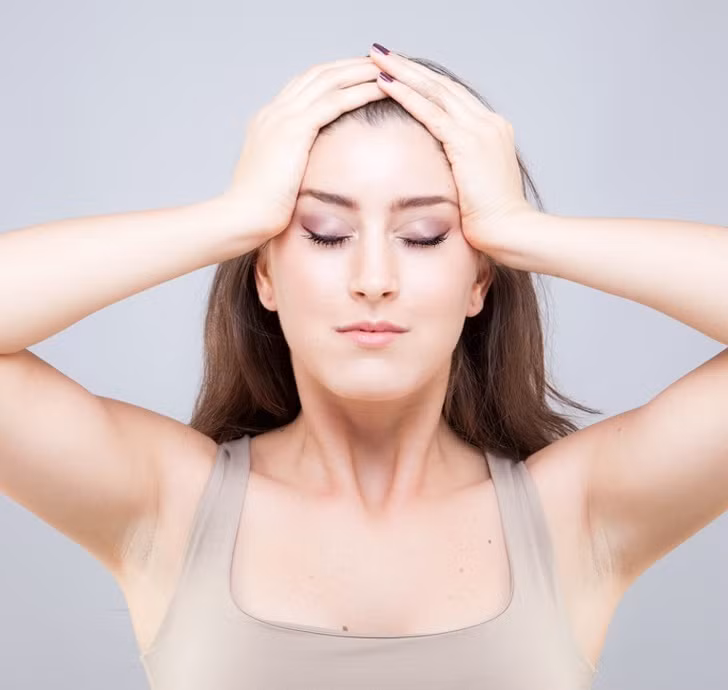 Giảm nếp nhăn trán với bài tập yoga dễ thực hiện Giảm nếp nhăn trán với bài tập yoga dễ thực hiện