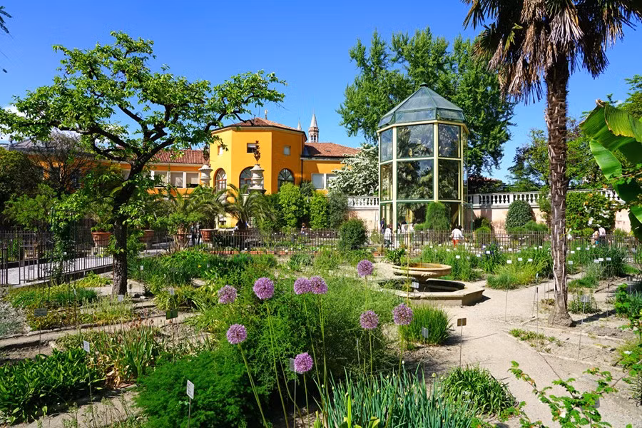Nó được lấy cảm hứng từ Orto Botanico di Padova, một khu vườn thực vật ở Padua, Italia.