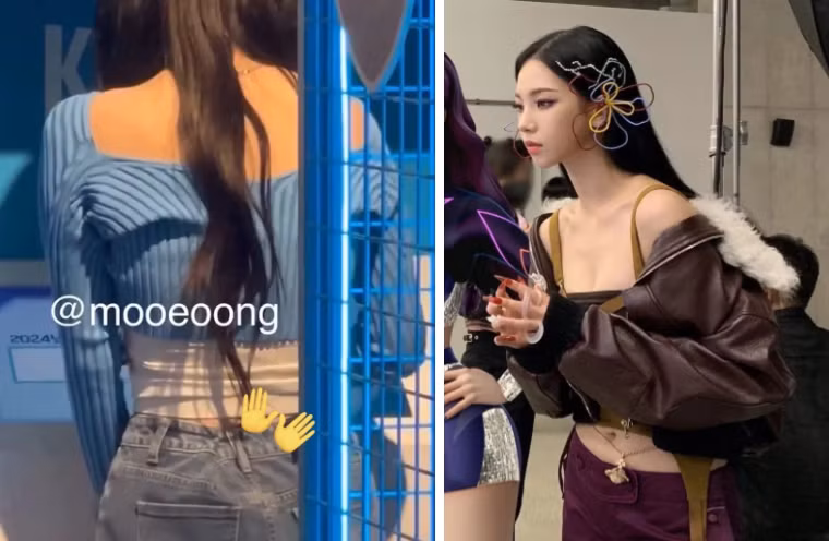 5 idol gầy đến mức phải kẹp ghim quần áo - Hình 2 5 idol gay den muc phai kep ghim quan ao-Hinh-2