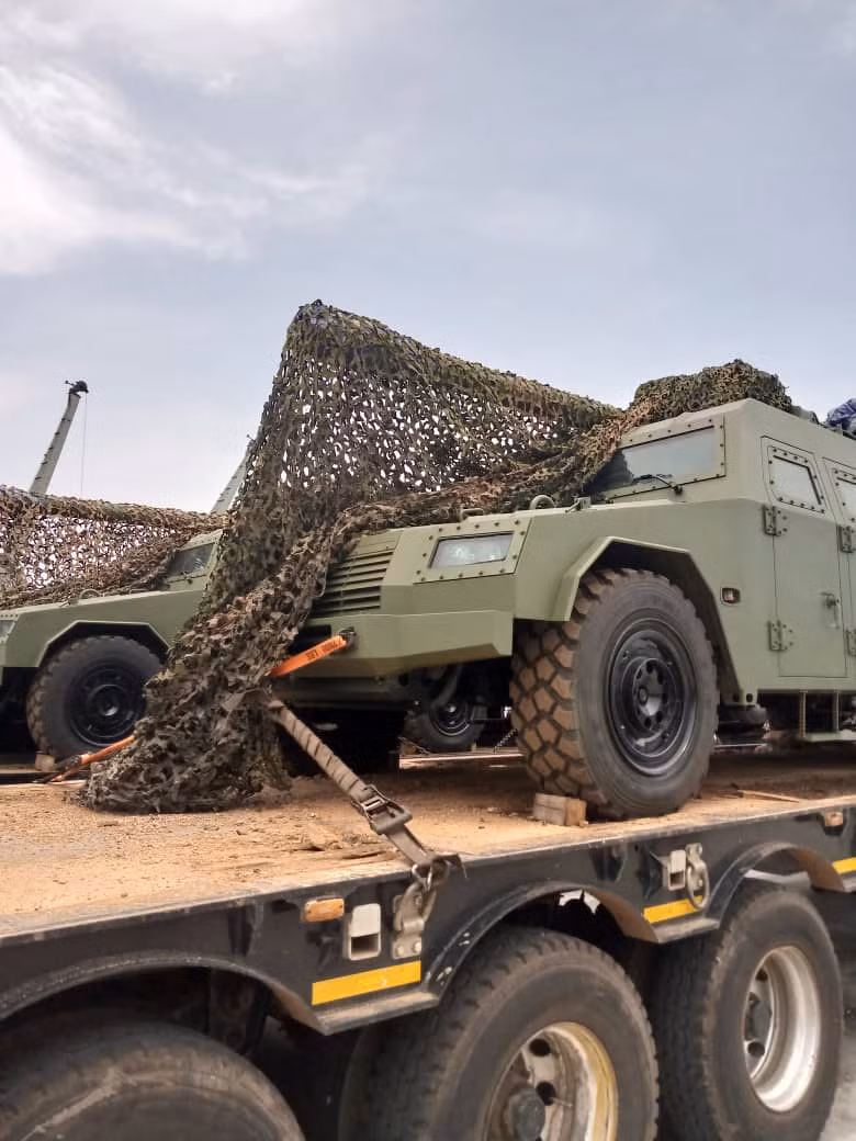 Xe bọc thép do NORINCO sản xuất được nhập khẩu "nguyên chiếc" sang Nigeria. Nguồn ảnh: QQ.